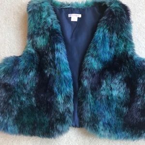 Target faux fur vest